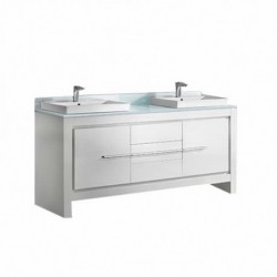 Madeli Vicenza 72" Vanity For Glass Top and Ceramic Basin (Vicenza-72)