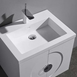 Madeli Palermo 24" Wall Hung Vanity With X-Stone Countertop/Basin  (Palermo-24)