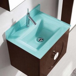 Madeli Palermo 24" Wall Hung Vanity With Glass Top (Palermo-24)