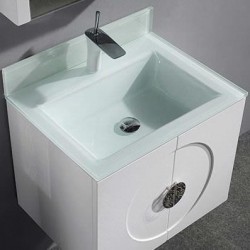Madeli Palermo 24" Wall Hung Vanity With Glass Top (Palermo-24)