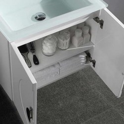 Madeli Palermo 24" Wall Hung Vanity With Glass Top (Palermo-24)