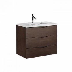 Madeli Bolano 30" Wall Hung Vanity For Quartzstone Top and Ceramic Sink  (Bolano-30)