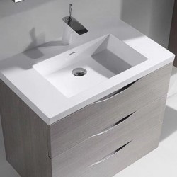 Madeli Bolano 30" Wall Hung Vanity For X-Stone Countertop/Basin  (Bolano-30)