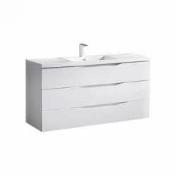Madeli Bolano 48" Wall Hung Vanity For Quartzstone Top and Ceramic Sink  (Bolano-48)