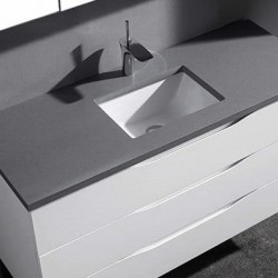 Madeli Bolano 48" Wall Hung Vanity For Quartzstone Top and Ceramic Sink  (Bolano-48)