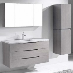 Madeli Bolano 48" Wall Hung Vanity For Quartzstone Top and Ceramic Sink  (Bolano-48)
