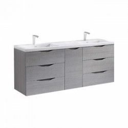 Madeli Bolano 60" Wall Hung Vanity For X-Stone Countertop/Basin  (Bolano-60)