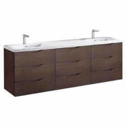 Madeli Bolano 72" Wall Hung Vanity with X-Stone Countertop/Basins  (Bolano-72)