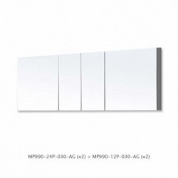 Madeli Bolano 72" Wall Hung Vanity with X-Stone Countertop/Basins  (Bolano-72)