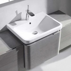 Madeli Euro 50" Wall Hung Bridge Vanity  For Ceramic Basin (Euro-50)