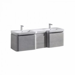 Madeli Euro 60" Wall Hung Bridge Vanity  For X-Stone Countertop (Euro-60)