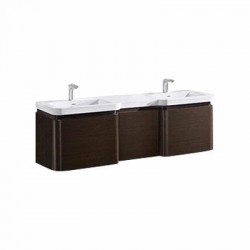 Madeli Euro 60" Wall Hung Bridge Vanity  For X-Stone Countertop (Euro-60)