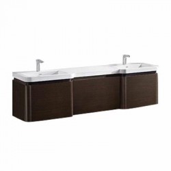 Madeli Euro 72" Wall Hung Bridge Vanity  For X-Stone Countertop (Euro-72)