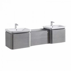 Madeli Euro 72" Wall Hung Bridge Vanity For Ceramic Basin (Euro-72)
