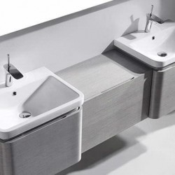 Madeli Euro 72" Wall Hung Bridge Vanity For Ceramic Basin (Euro-72)