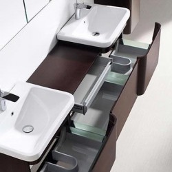 Madeli Euro 72" Wall Hung Bridge Vanity For Ceramic Basin (Euro-72)