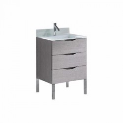 Madeli Milano 24" Vanity For Glass Top (Milano-24)