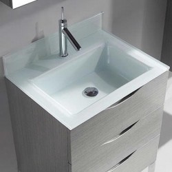 Madeli Milano 24" Vanity For Glass Top (Milano-24)