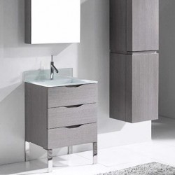 Madeli Milano 24" Vanity For Glass Top (Milano-24)