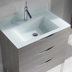 Madeli Milano 30" Vanity For Glass Top (Milano-30)