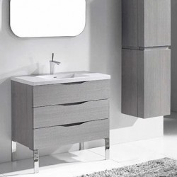 Madeli Milano 36" Vanity For X-Stone Countertop/Basin  (Milano-36)