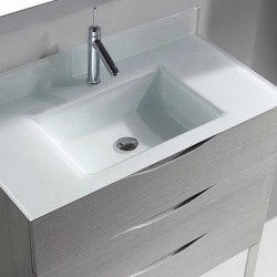 Madeli Milano 36" Vanity For Glass Top (Milano-36)