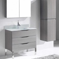 Madeli Milano 36" Vanity For Glass Top (Milano-36)