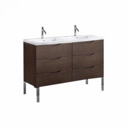 Madeli Milano 48" Double Bowl Vanity For X-Stone Countertop/Basins  (Milano-48-Double Bowl)