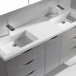 Madeli Milano 60" Vanity For X-Stone Countertop/Basin  (Milano-60)