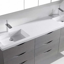 Madeli Milano 72" Vanity For X-Stone Countertop/Basin  (Milano-72)
