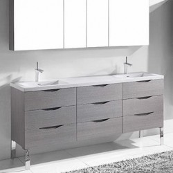 Madeli Milano 72" Vanity For X-Stone Countertop/Basin  (Milano-72)
