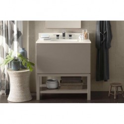 Jenna Vanity with Open Shelf  23'W 034823