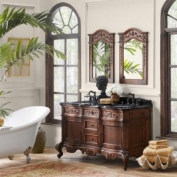 Ronbow Bordeaux 60" Double Sink Vanity 072960-F11