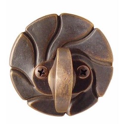 Single Sided Art Nouveau Style Deadbolt